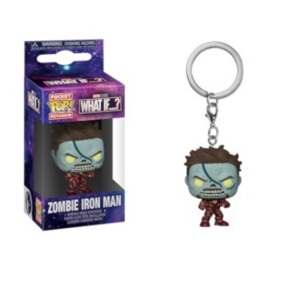 Funko Other - FUNKO POP! Zombie Iron Man Bobble-Head Keychain